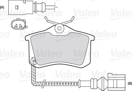 Valeo 301180 - Тормозные колодки, дисковые, комплект onlydrive.pro