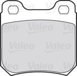 Valeo 301183 - Brake Pad Set, disc brake onlydrive.pro