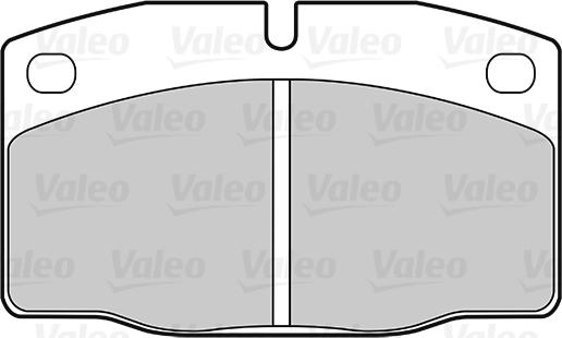 Valeo 301182 - Brake Pad Set, disc brake onlydrive.pro