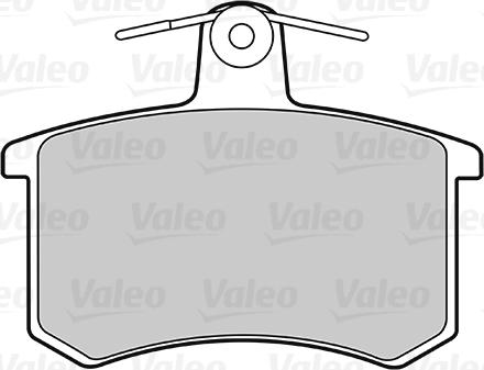 Valeo 301125 - Brake Pad Set, disc brake onlydrive.pro
