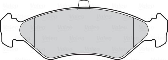 Valeo 301171 - Brake Pad Set, disc brake onlydrive.pro