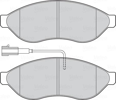 Valeo 301891 - Тормозные колодки, дисковые, комплект onlydrive.pro