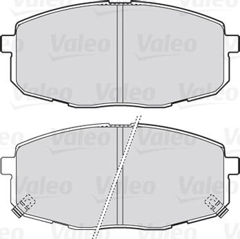 Valeo 301842 - Piduriklotsi komplekt,ketaspidur onlydrive.pro