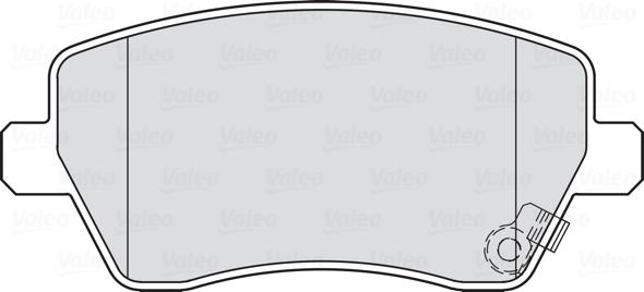 Valeo 301847 - Brake Pad Set, disc brake onlydrive.pro