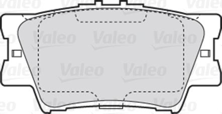 Valeo 301819 - Brake Pad Set, disc brake onlydrive.pro