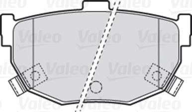 Valeo 301817 - Brake Pad Set, disc brake onlydrive.pro