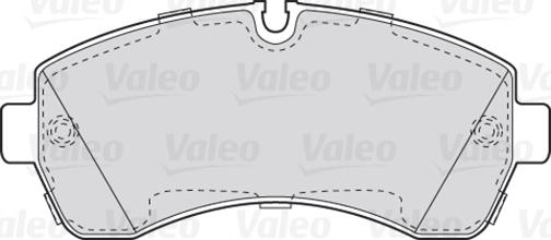 Valeo 301881 - Тормозные колодки, дисковые, комплект onlydrive.pro