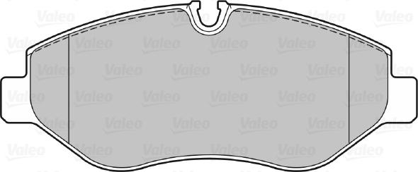 Valeo 301882 - Brake Pad Set, disc brake onlydrive.pro