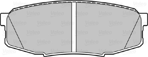 Valeo 301340 - Brake Pad Set, disc brake onlydrive.pro