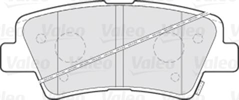 Valeo 301301 - Brake Pad Set, disc brake onlydrive.pro