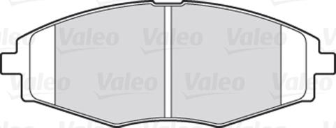 Valeo 301316 - Brake Pad Set, disc brake onlydrive.pro
