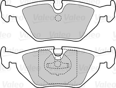 Valeo 301386 - Piduriklotsi komplekt,ketaspidur onlydrive.pro