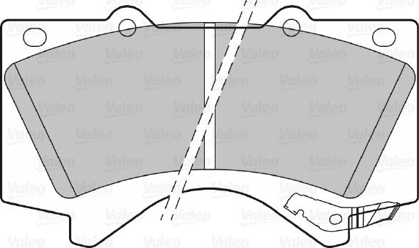 Valeo 301339 - Brake Pad Set, disc brake onlydrive.pro