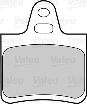 Valeo 301292 - Brake Pad Set, disc brake onlydrive.pro