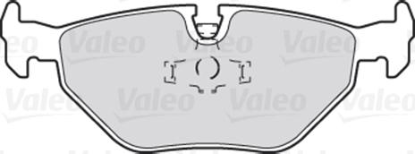 Valeo 301259 - Brake Pad Set, disc brake onlydrive.pro