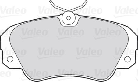 Valeo 301256 - Brake Pad Set, disc brake onlydrive.pro