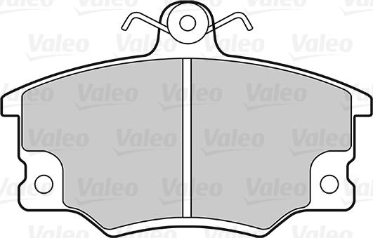 Valeo 301219 - Brake Pad Set, disc brake onlydrive.pro