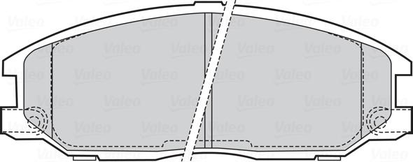 Valeo 301759 - Brake Pad Set, disc brake onlydrive.pro