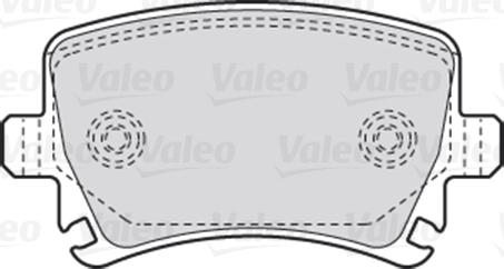 Valeo 301752 - Brake Pad Set, disc brake onlydrive.pro