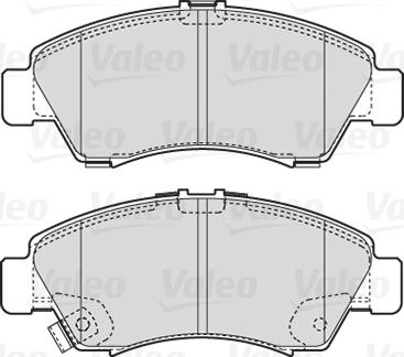 Valeo 301760 - Тормозные колодки, дисковые, комплект onlydrive.pro