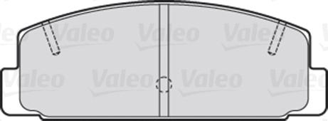 Valeo 301780 - Brake Pad Set, disc brake onlydrive.pro