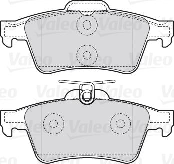 Valeo 301783 - Тормозные колодки, дисковые, комплект onlydrive.pro