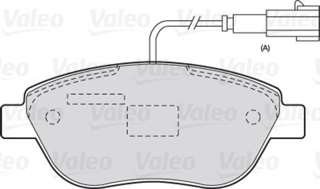 Valeo 301721 - Stabdžių trinkelių rinkinys, diskinis stabdys onlydrive.pro