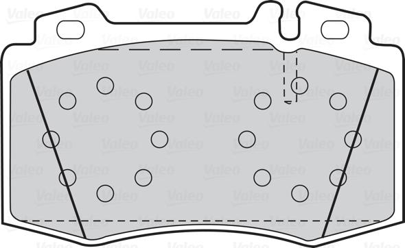 Valeo 302044 - Тормозные колодки, дисковые, комплект onlydrive.pro