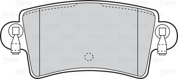 Valeo 302034 - Brake Pad Set, disc brake onlydrive.pro