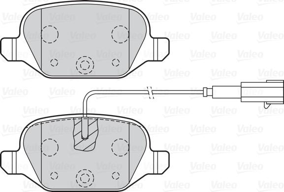 Valeo 302141 - Тормозные колодки, дисковые, комплект onlydrive.pro