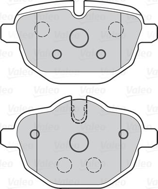 Valeo 302159 - Тормозные колодки, дисковые, комплект onlydrive.pro