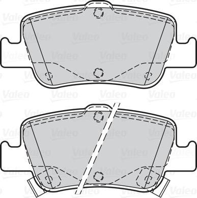 Valeo 302156 - Brake Pad Set, disc brake onlydrive.pro