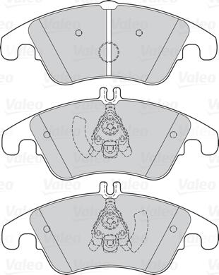 Valeo 302160 - Brake Pad Set, disc brake onlydrive.pro