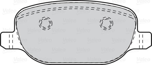 Valeo 302112 - Brake Pad Set, disc brake onlydrive.pro