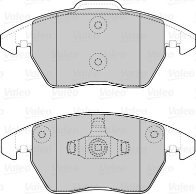 Valeo 302300 - Brake Pad Set, disc brake onlydrive.pro