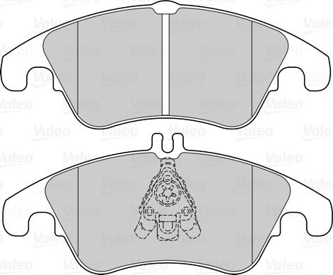 Valeo 302303 - Brake Pad Set, disc brake onlydrive.pro