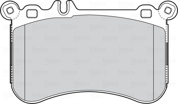 Valeo 302302 - Brake Pad Set, disc brake onlydrive.pro