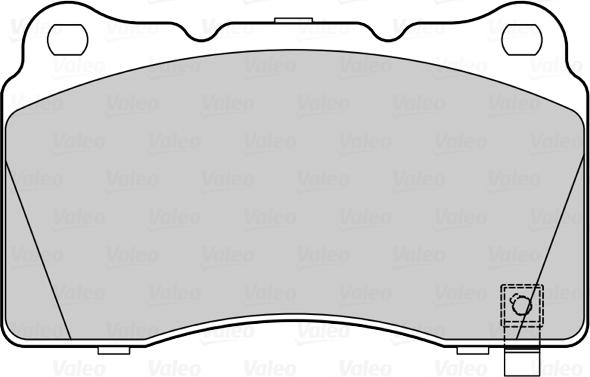 Valeo 302310 - Brake Pad Set, disc brake onlydrive.pro