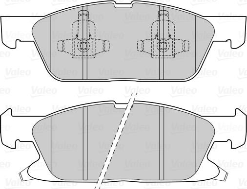 Valeo 302311 - Brake Pad Set, disc brake onlydrive.pro