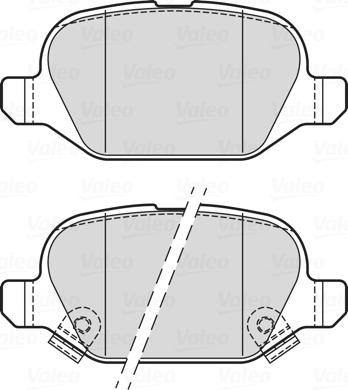 Valeo 302338 - Bremžu uzliku kompl., Disku bremzes onlydrive.pro