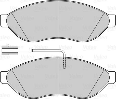 Valeo 302263 - Тормозные колодки, дисковые, комплект onlydrive.pro