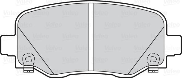 Valeo 302202 - Brake Pad Set, disc brake onlydrive.pro