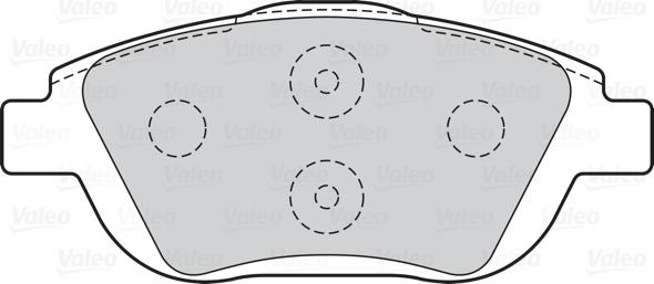 Valeo 302218 - Brake Pad Set, disc brake onlydrive.pro
