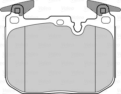 Valeo 302282 - Brake Pad Set, disc brake onlydrive.pro