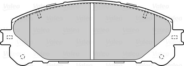 Valeo 302224 - Piduriklotsi komplekt,ketaspidur onlydrive.pro