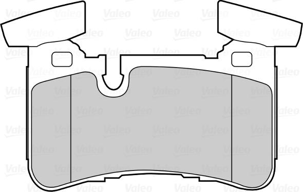 Valeo 302225 - Bremžu uzliku kompl., Disku bremzes onlydrive.pro