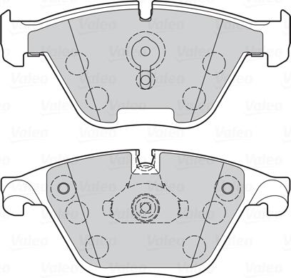 Valeo 302273 - Brake Pad Set, disc brake onlydrive.pro