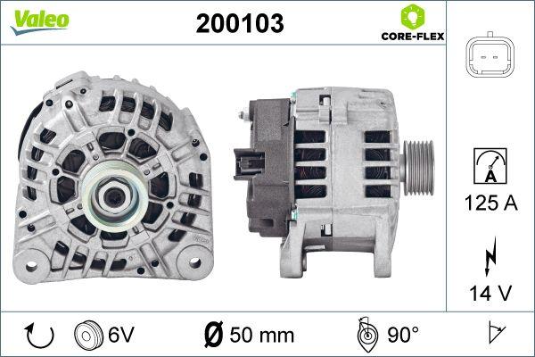 Valeo 200103 - Alternator onlydrive.pro