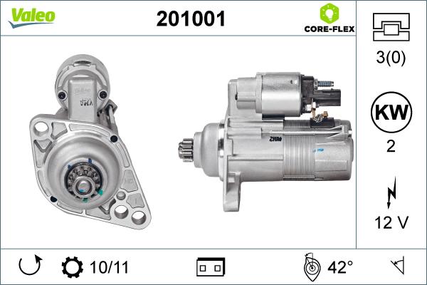 Valeo 201001 - Starteris onlydrive.pro