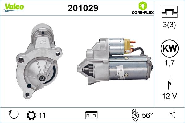 Valeo 201029 - Starter onlydrive.pro